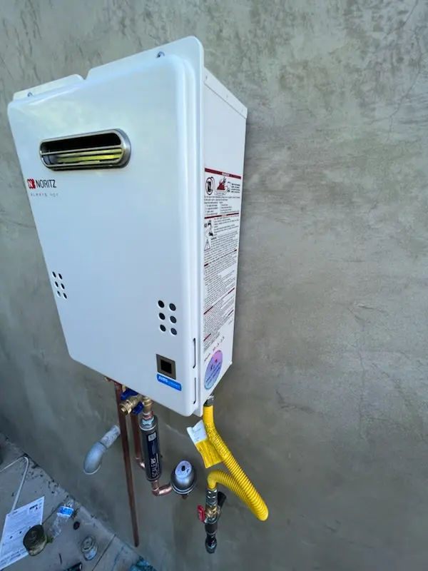 Tankless water heater installation for Manistee homes